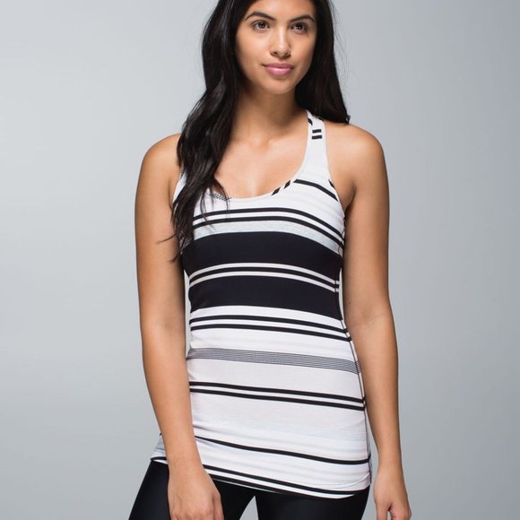 Lululemon Striped Cool Racerback - Picture 1 of 5